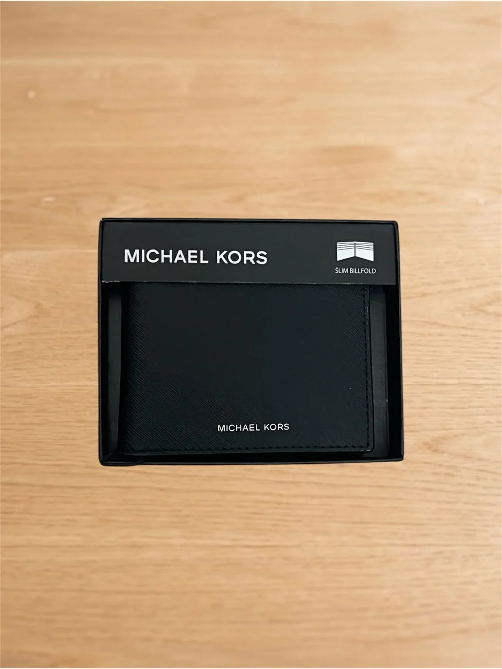 Michael Kors Black Slim Bifold Wallet